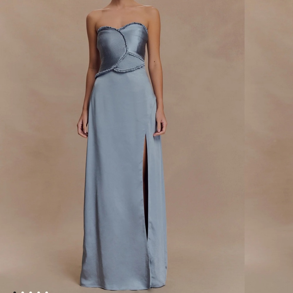 Meshki Satin Maxi Dress NWT
